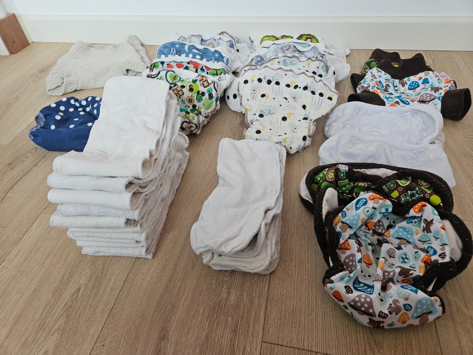 Wasbare luiers: Petit Lulu, Disana, Mother-ease (5kg+), Ophalen of Verzenden
