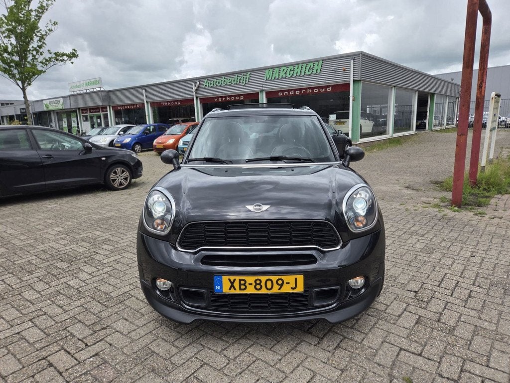 Mini Countryman 1.6 Cooper S ALL4 Chili|AUTOMAAT|PANODAK|LED, Auto's, Mini, Euro 5, 1380 kg, Gebruikt, Leder en Stof