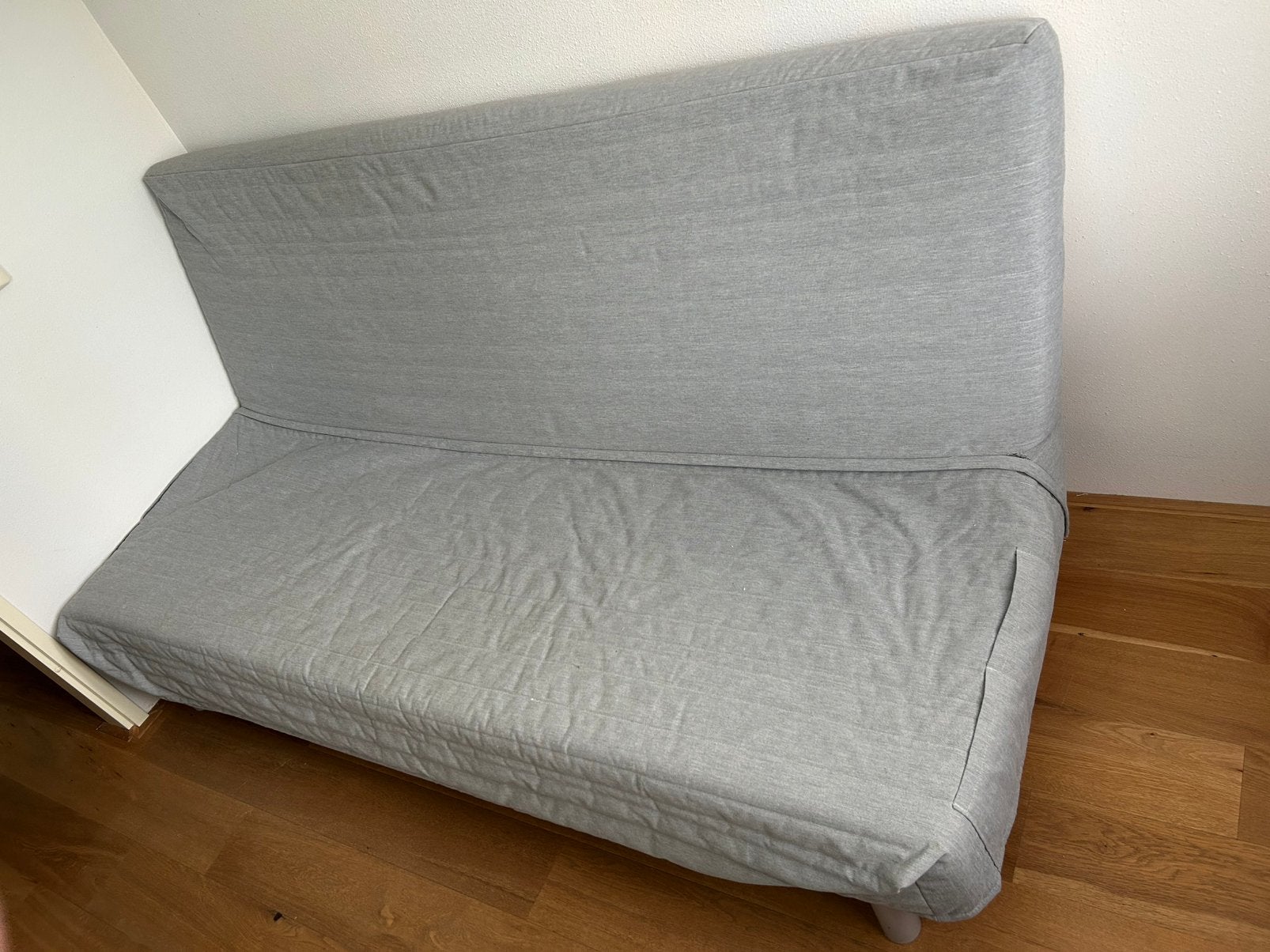 IKEA Slaapbank 140x200 met hoes, Ophalen, Gebruikt, Tweepersoons, 140 cm