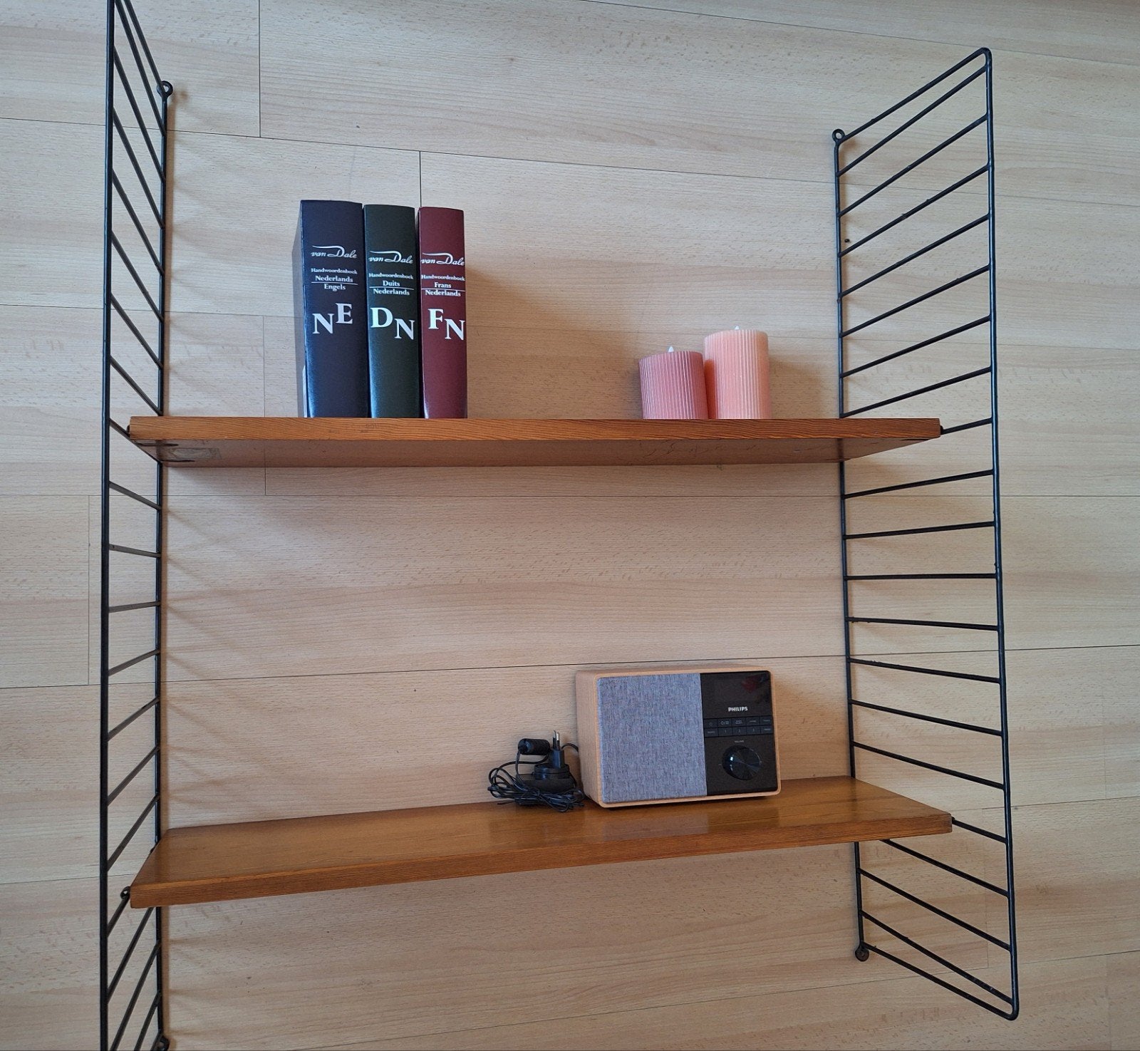 Origineel Vintage Tomado Teak hout Boekenrek (Jaren 50), Ophalen of Verzenden