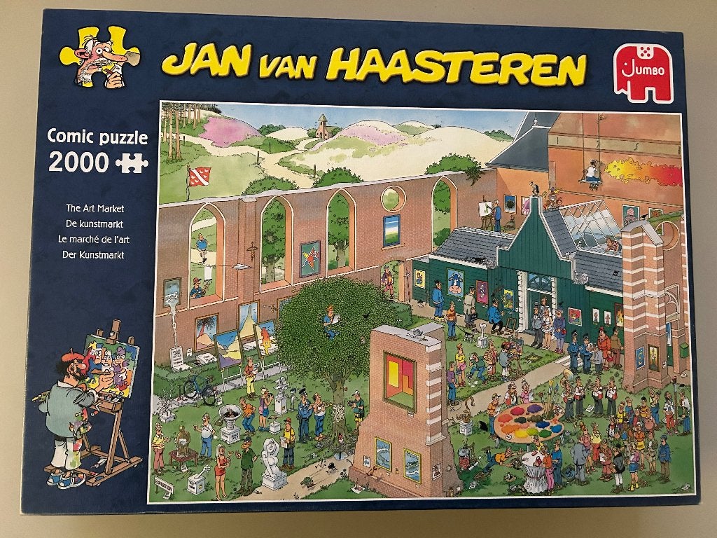 Legpuzzel, Verzenden, Meer dan 1500 stukjes, Zo goed als nieuw, Legpuzzel