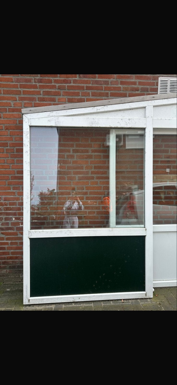 Gratis af te halen: Gebruikt kozijn met glas, Ophalen, Gebruikt, 150 tot 225 cm, Inclusief glas