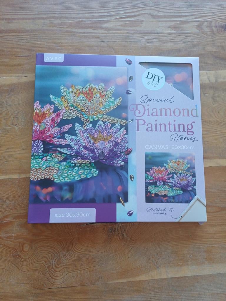Diamond painting, Zelfklevend, Diamond painting, Meerkleurig, Zo goed als nieuw