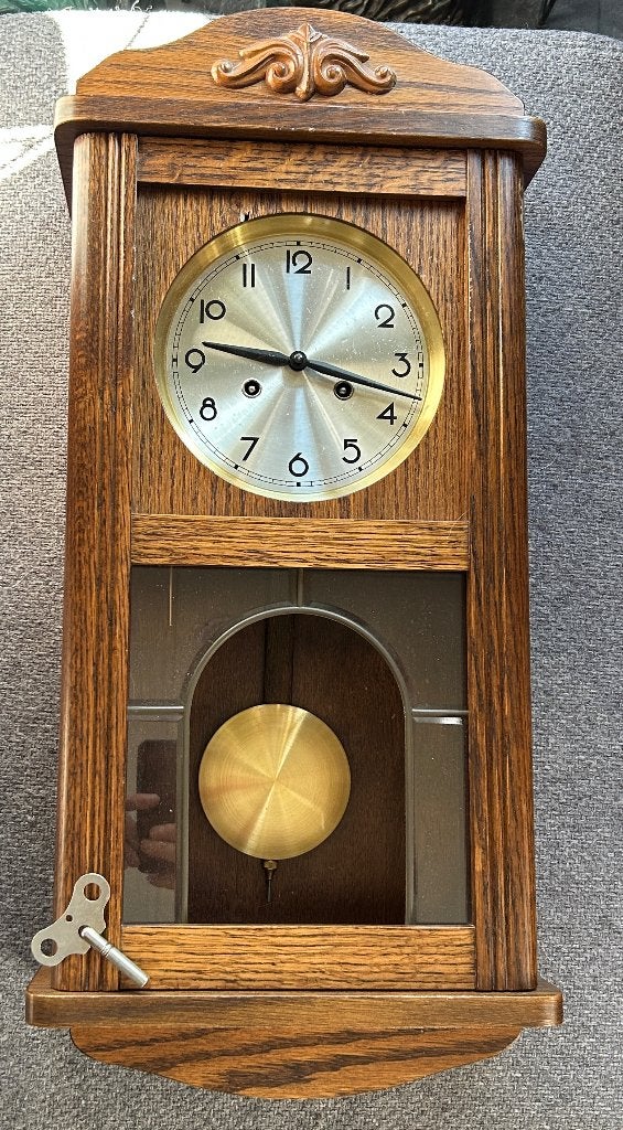 Wandklok met schade, Ophalen, Gebruikt, Wandklok