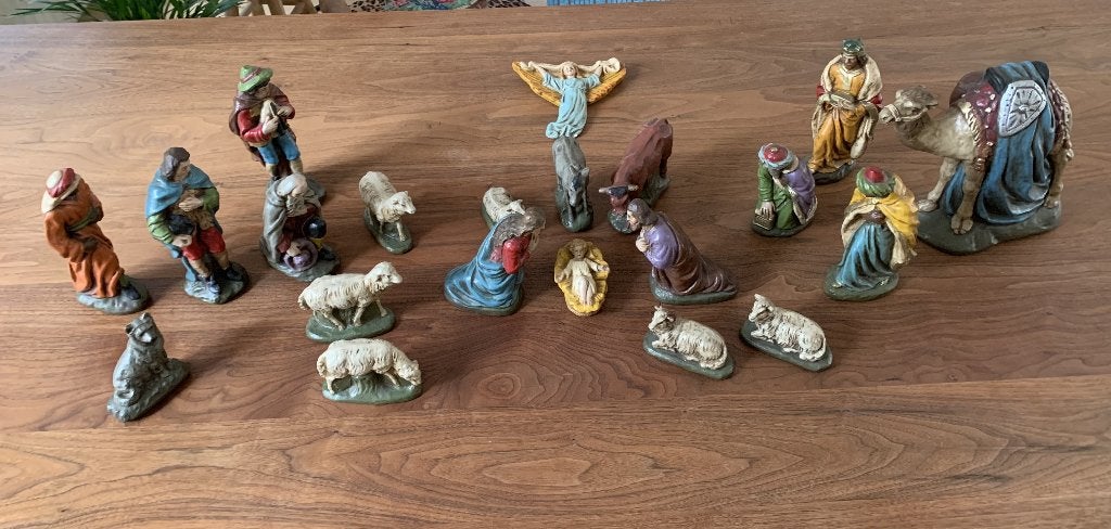 Kerststal 21-delig complete beelden set, Ophalen
