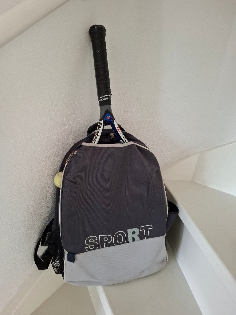 Tennisracket + rugtas, Ophalen, Gebruikt, Racket, Babolat