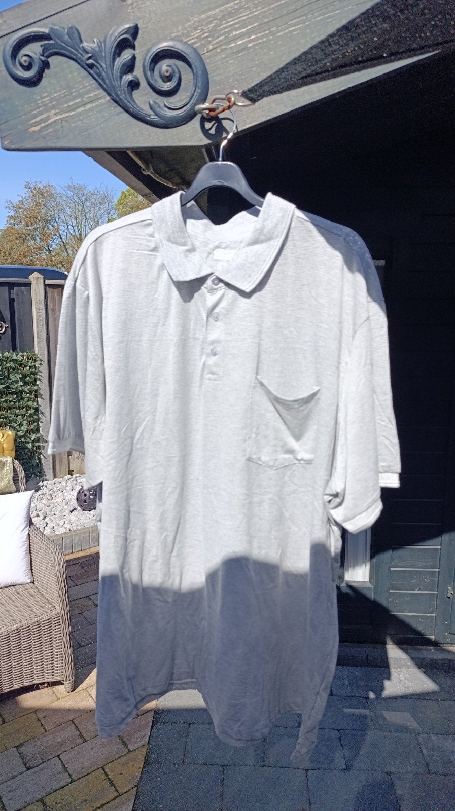Nieuw Grijs Polo Shirt Maat 6XL, Nieuw, Overige maten, Ophalen of Verzenden, Identica Plus