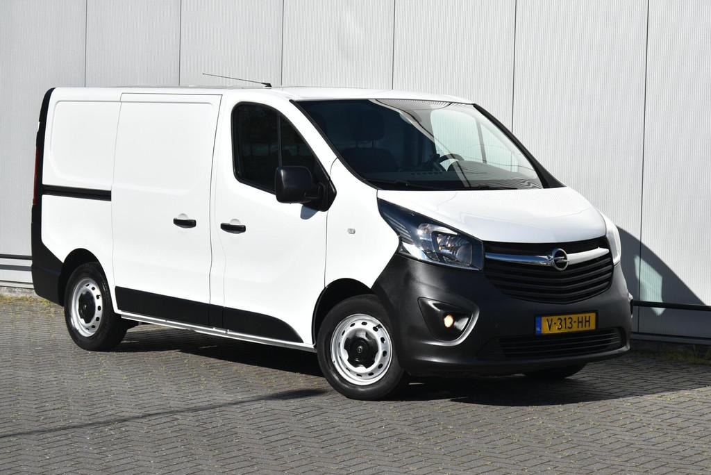 Opel Vivaro 1.6 CDTI L1H1 Airco Navi Trehaak 3 Pers, Euro 5, Stof, Gebruikt, Zwart