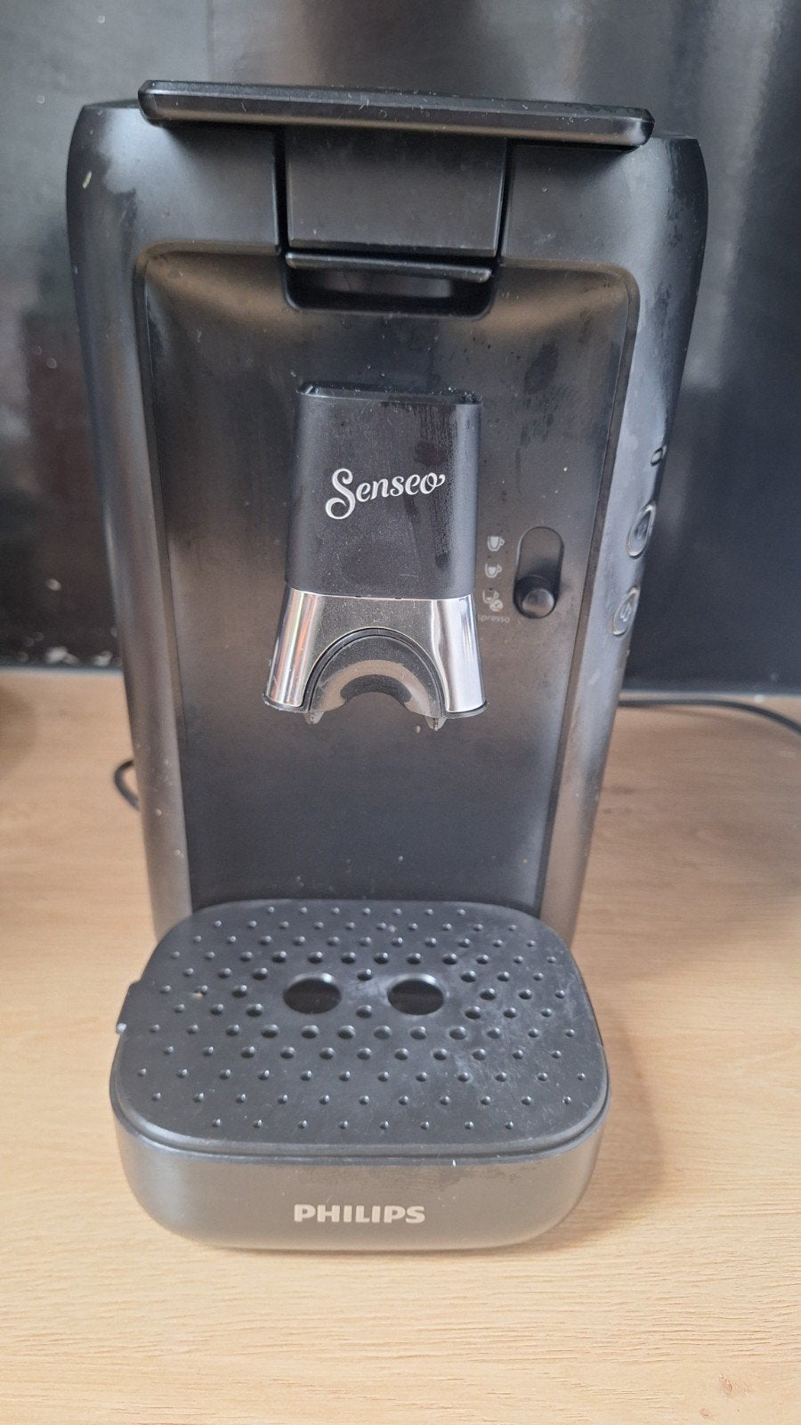 Philips Senseo Maestro Koffiepadmachine - Zwart, Witgoed en Apparatuur, Koffiezetapparaten, Ophalen, Koffiepads en cups, Gebruikt