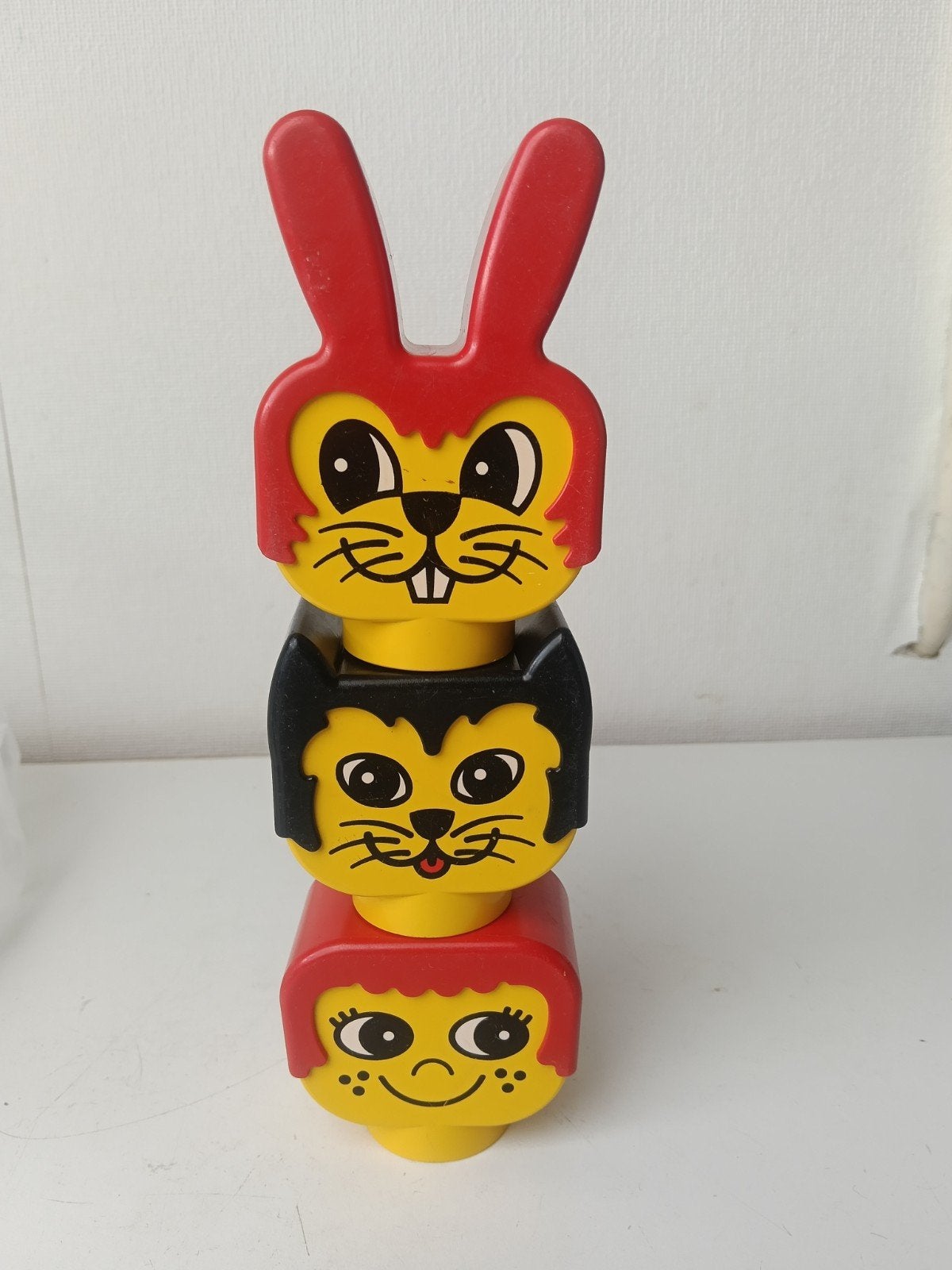 Vintage stapelblokken set uit 1991, Kinderen en Baby's, Gebruikt, Ophalen of Verzenden, Compleet, Duplo
