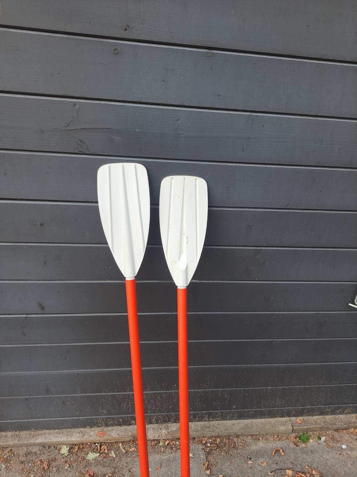 Set van 2 peddels voor boot of kano, Watersport en Boten, Peddels, Ophalen of Verzenden, Gebruikt, Enkelbladige peddel