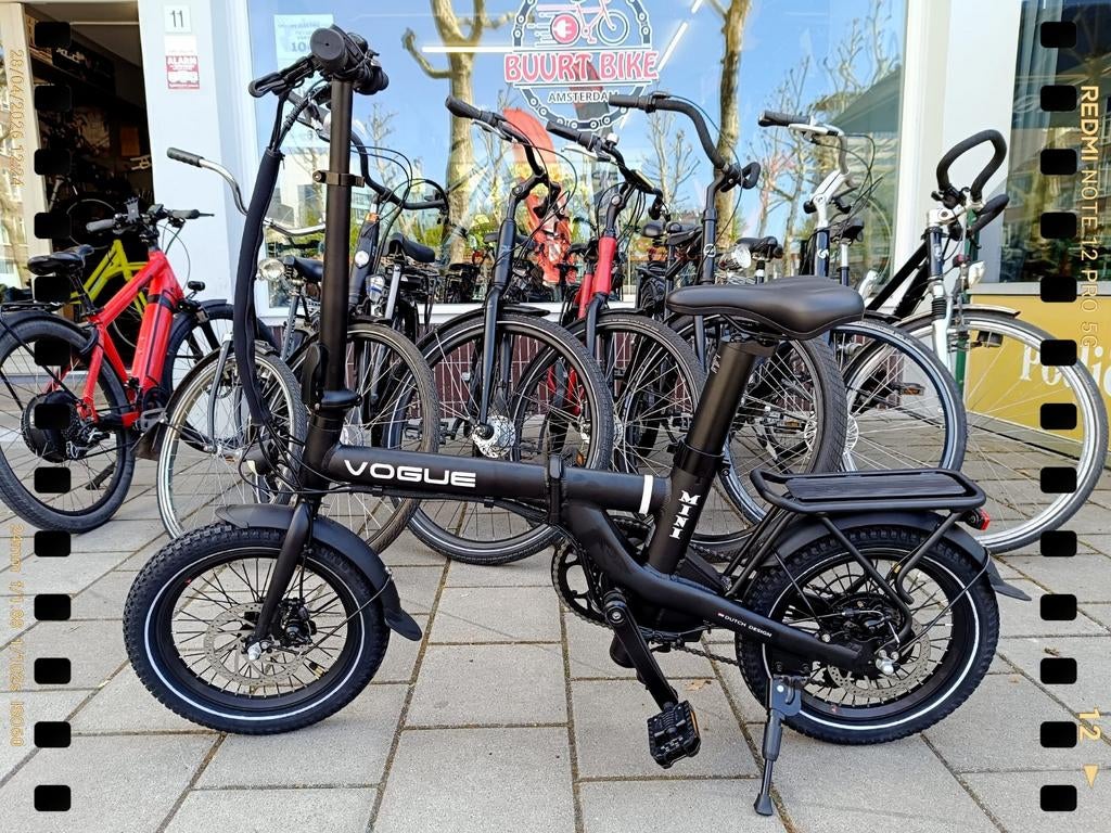 Vouge Mini Vouwfiets Electrisch, Fietsen en Brommers, Fietsen | Vouwfietsen, Ophalen, Zo goed als nieuw, 20 inch of meer