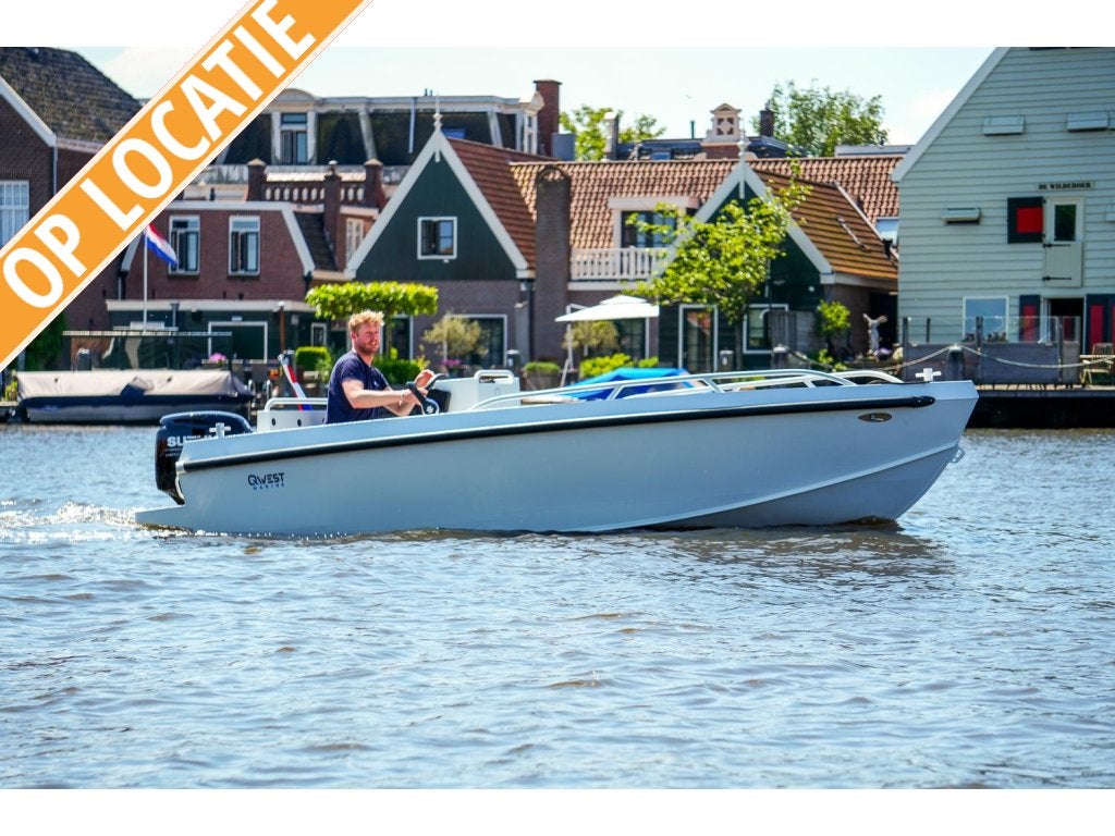 Demo aanbieding: Qwest S535 Wit gecoat + 60PK Suzuki, Niet ingevuld, Overige merken, Niet ingevuld, 2 m