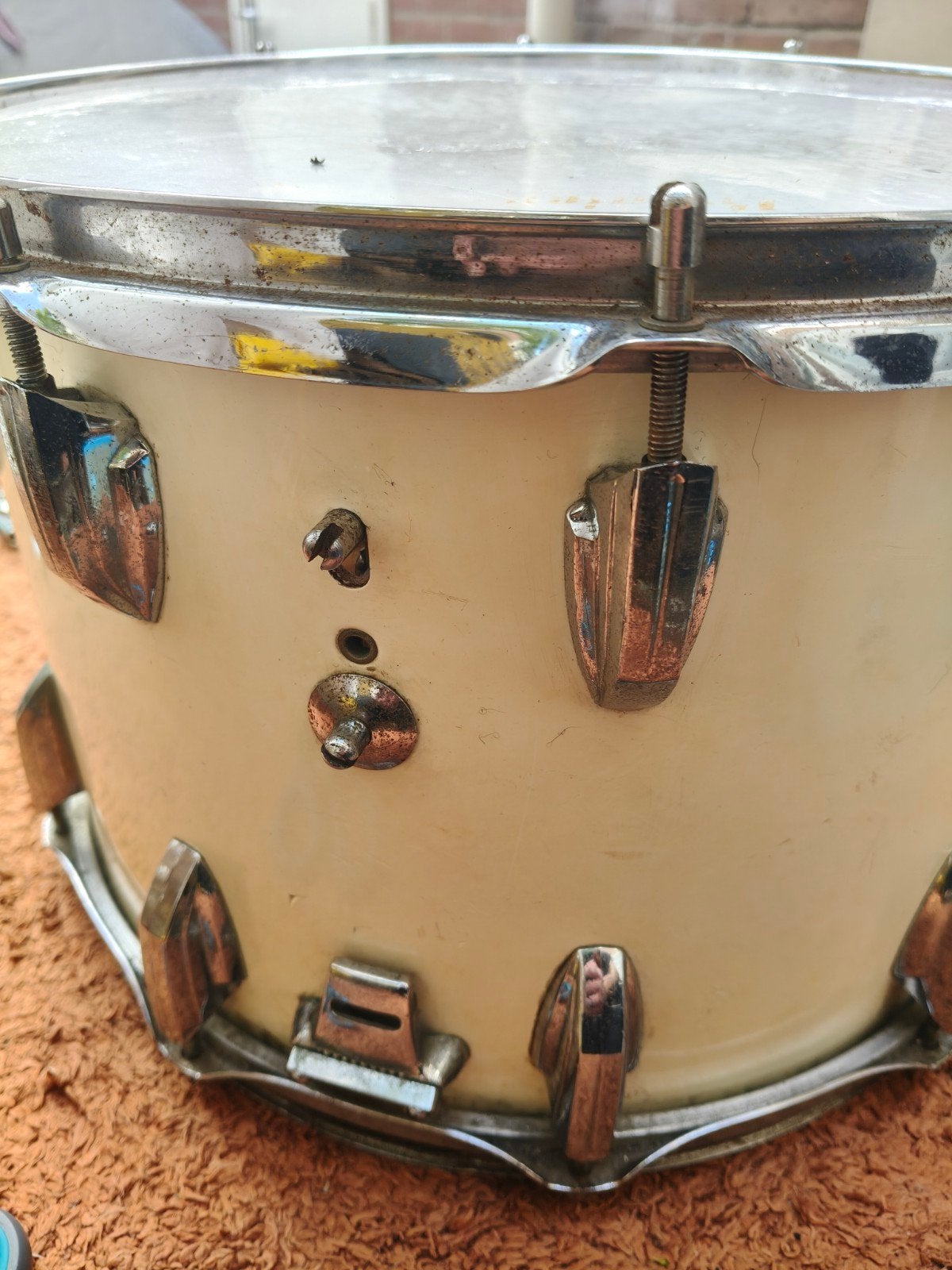 Vintage Beverley Snare Drum - 14" x 10" Houten Ketel, Ophalen of Verzenden, Gebruikt, Overige merken