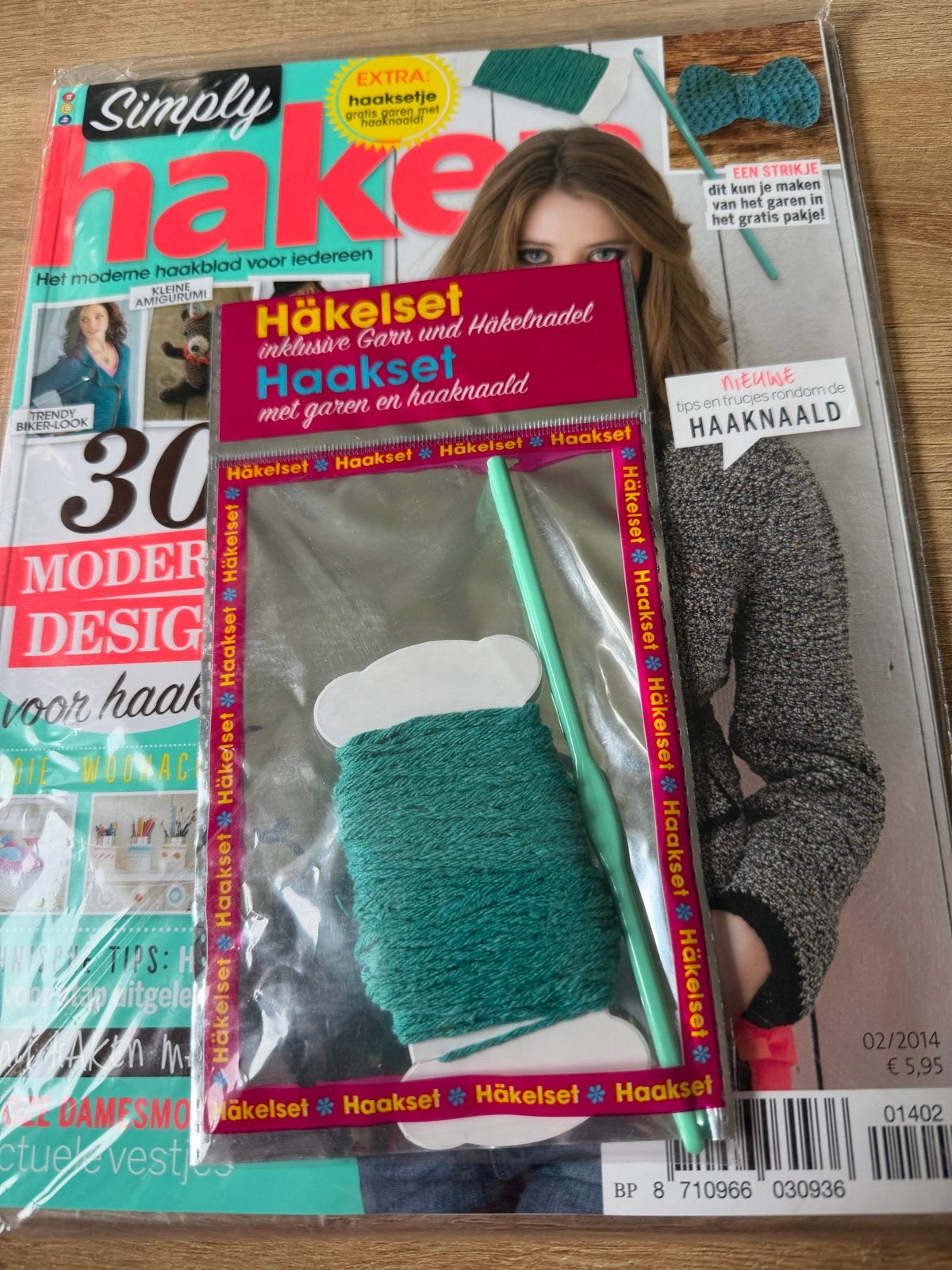 Simply Haken Magazine met Haakset - Nieuwstaat, Ophalen of Verzenden, Nieuw, Haken, Patroon of Boek