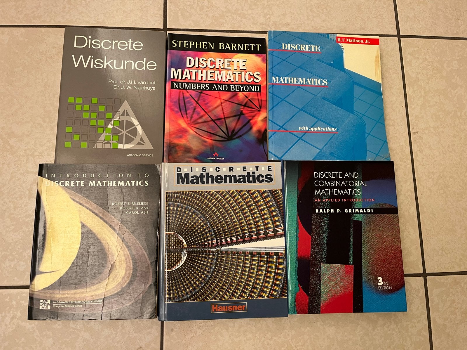 Diverse boeken Discrete Wiskunde - Verschillende auteurs, Boeken, Ophalen of Verzenden, Beta, Gelezen, HBO