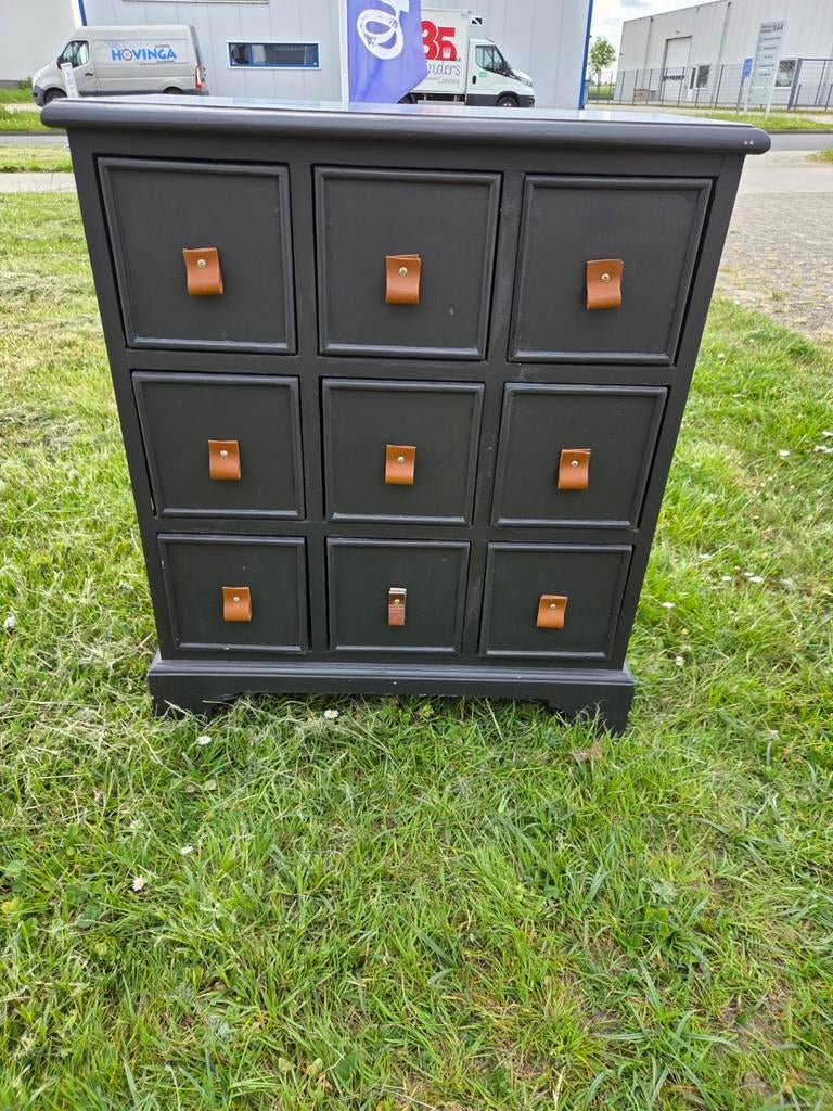 Apothekerskast ladekast halkast kast, Ophalen, Gebruikt, 100 tot 150 cm, 50 tot 100 cm