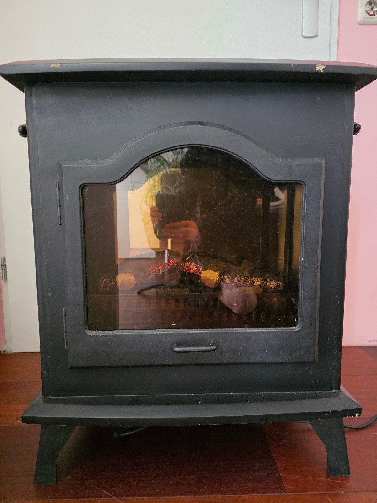 Elektrische Haard Classic Fire AJ60 - 1800W, Ophalen, Vrijstaande haard, Elektrische haard
