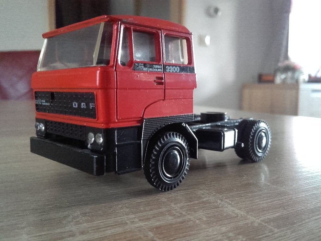 Daf 3300 trekker Lion toys, Ophalen of Verzenden, Zo goed als nieuw, Bus of Vrachtwagen, Lion Toys