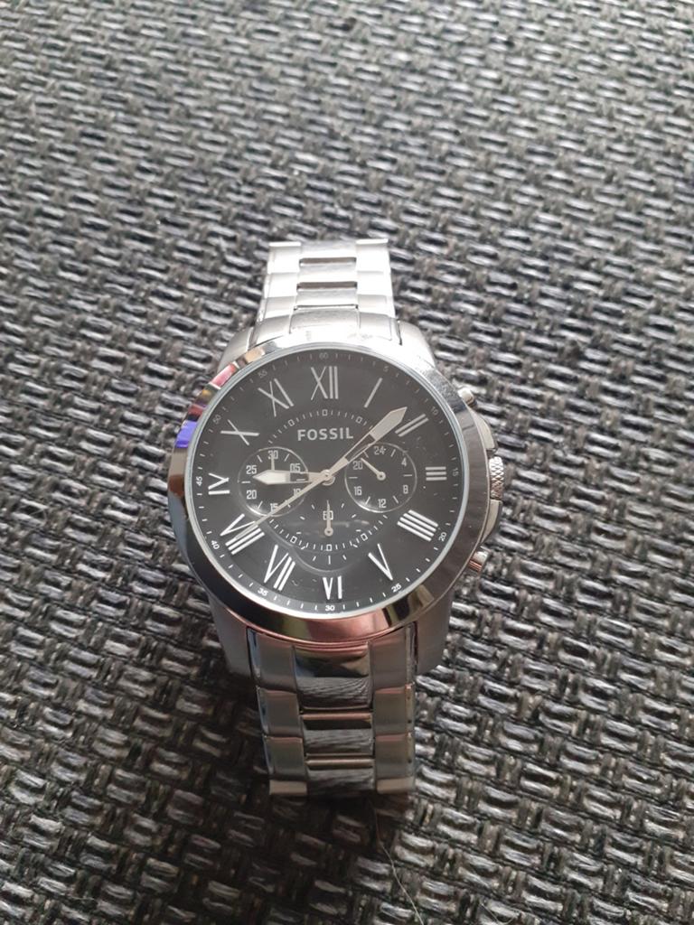 Fossil Horloge "Grant" - Zo goed als nieuw, Ophalen of Verzenden