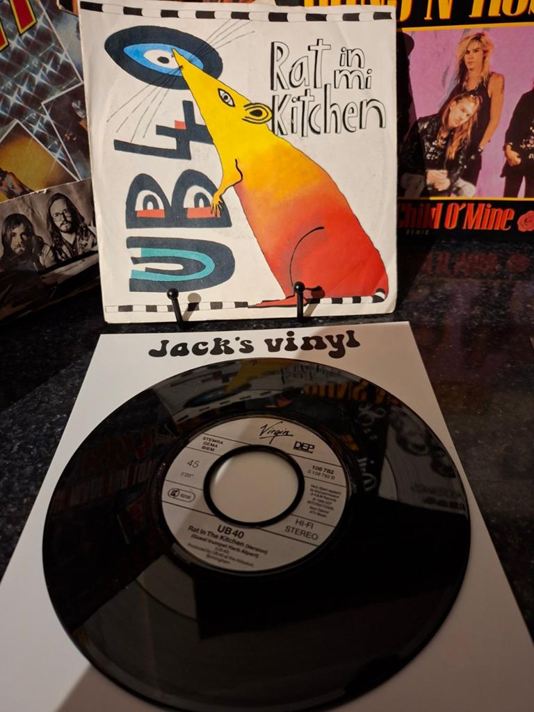 UB40 - Rat In The Kitchen (Single) 1986, Gebruikt, 7 inch, Ophalen of Verzenden, Pop