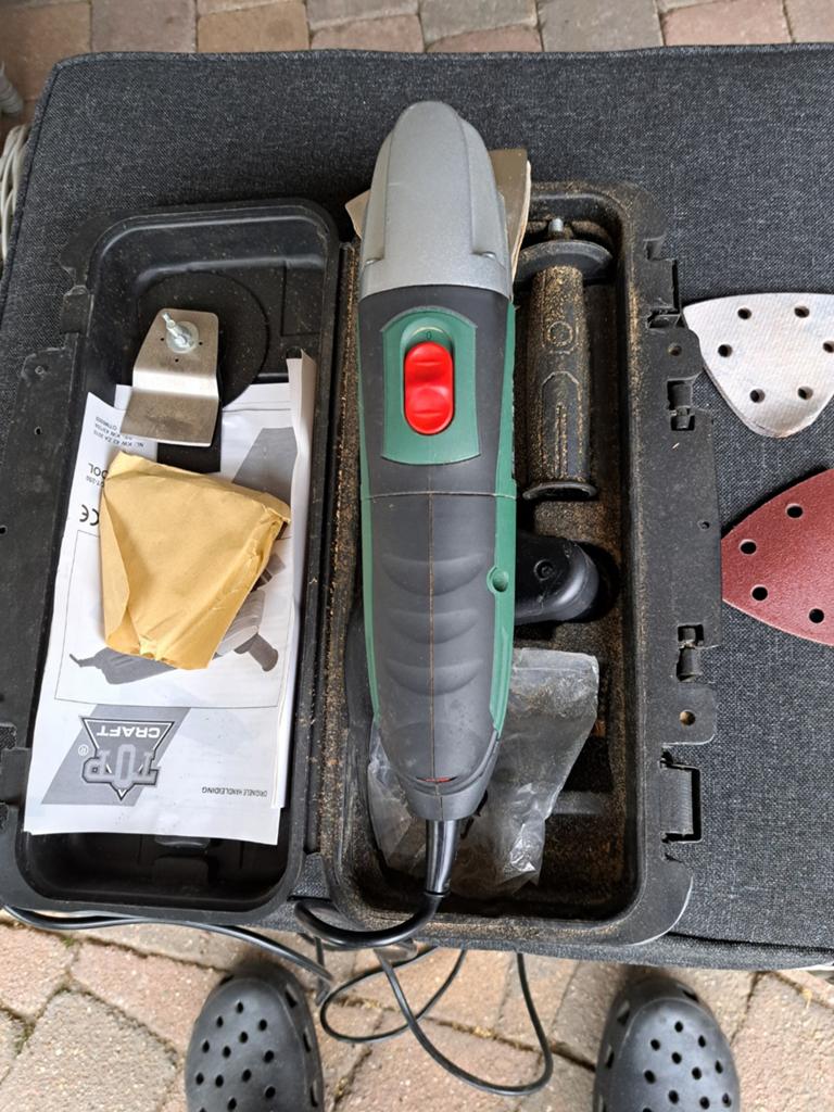 TUP CRAFT Multitool / Schuurmachine met accessoires, Doe-het-zelf en Verbouw, Gereedschap | Schuurmachines, Ophalen of Verzenden