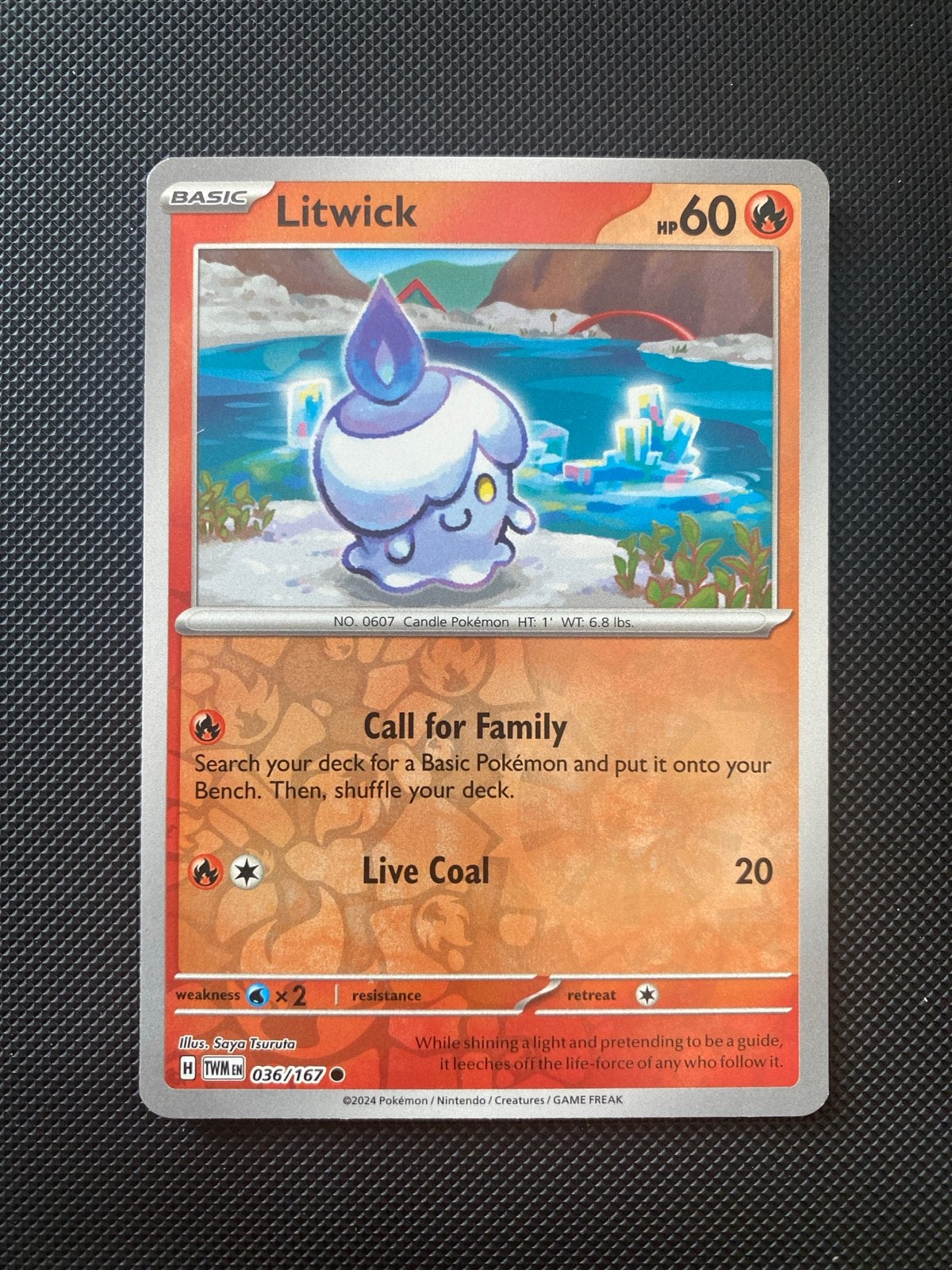 Litwick 036/167 Reverse Holo Twilight Masquerade, Ophalen of Verzenden, Nieuw, Losse kaart, Foil
