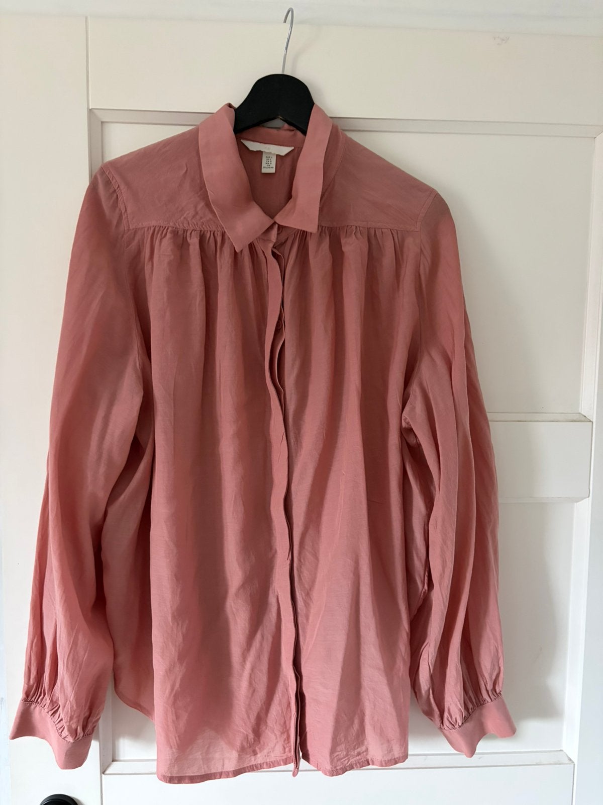 H&M roze blouse zgan L, Ophalen of Verzenden, Zo goed als nieuw, Roze