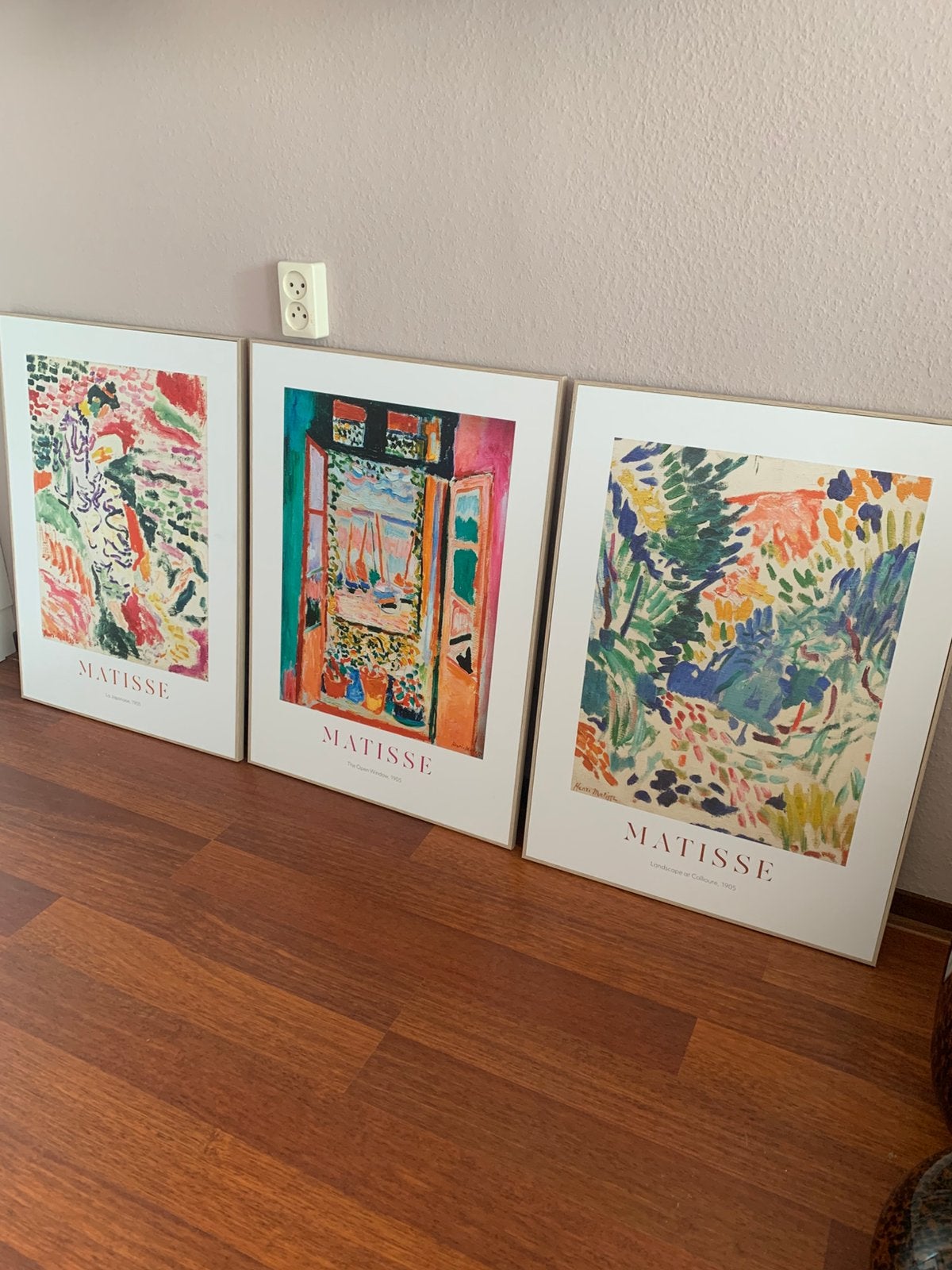 OrangeWallz Matisse schilderijen, 3 stuks, Ophalen