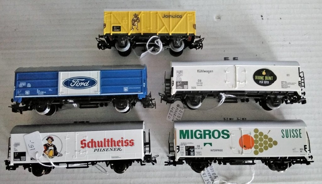Märklin 5 wagons, Gelijkstroom of Wisselstroom, Wagon, Ophalen of Verzenden, Zo goed als nieuw