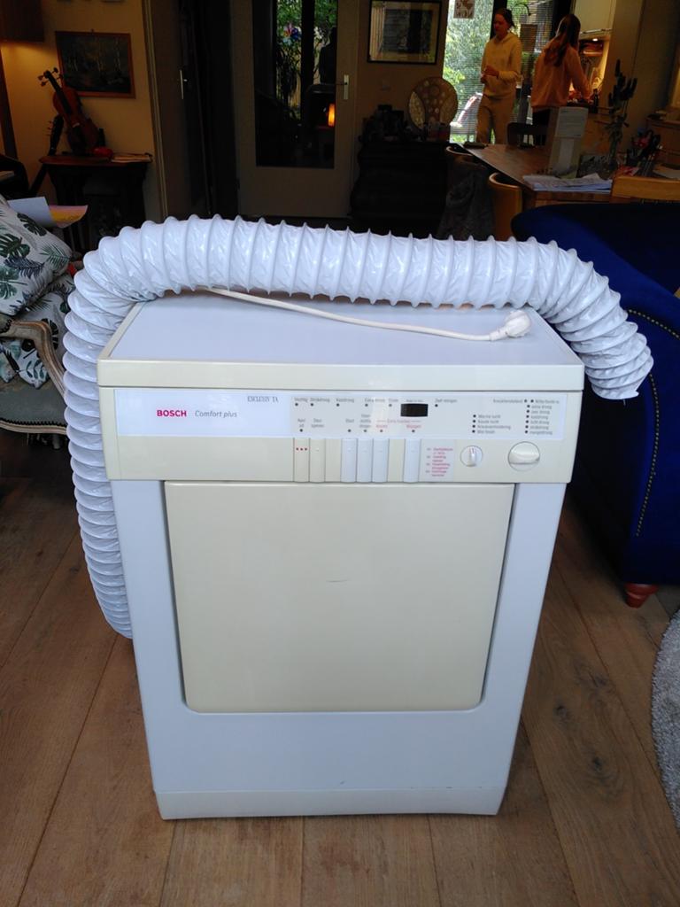 Bosch luchtafvoerdroger, Witgoed en Apparatuur, Wasdrogers, Gebruikt, Luchtafvoer, 85 tot 90 cm, Ophalen