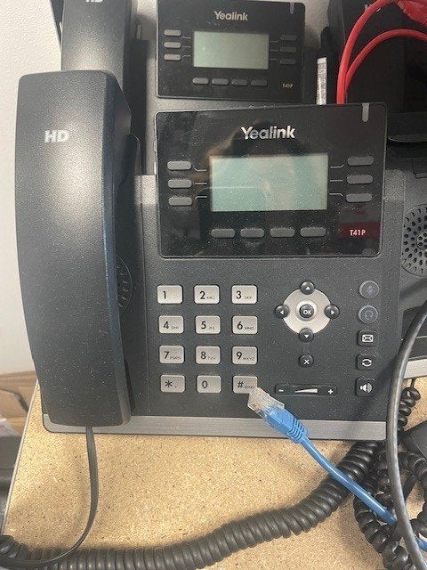 Yealink T41P telefoontoestellen 10 stuks, Telecommunicatie, Telefooncentrales, Ophalen, Gebruikt, Overige typen