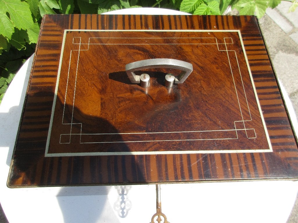 geldkist - art deco - metalenkist, Diversen, Ophalen of Verzenden, Zo goed als nieuw