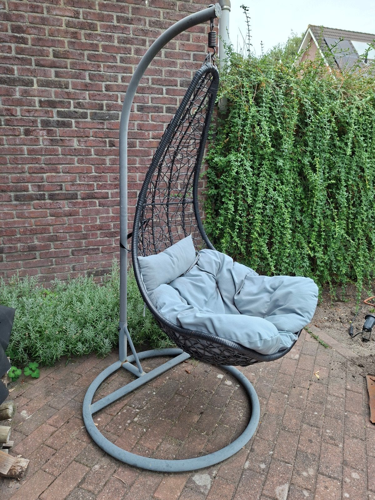 Leuke hangstoel voor buiten, Ophalen, Gebruikt, Kunststof