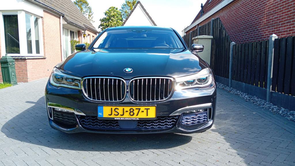 BMW 7-Serie 740e 326pk Iperformance Aut 2018 Zwart, Auto's, 1998 cc, Achterwielaandrijving, 4 cilinders, 258 pk