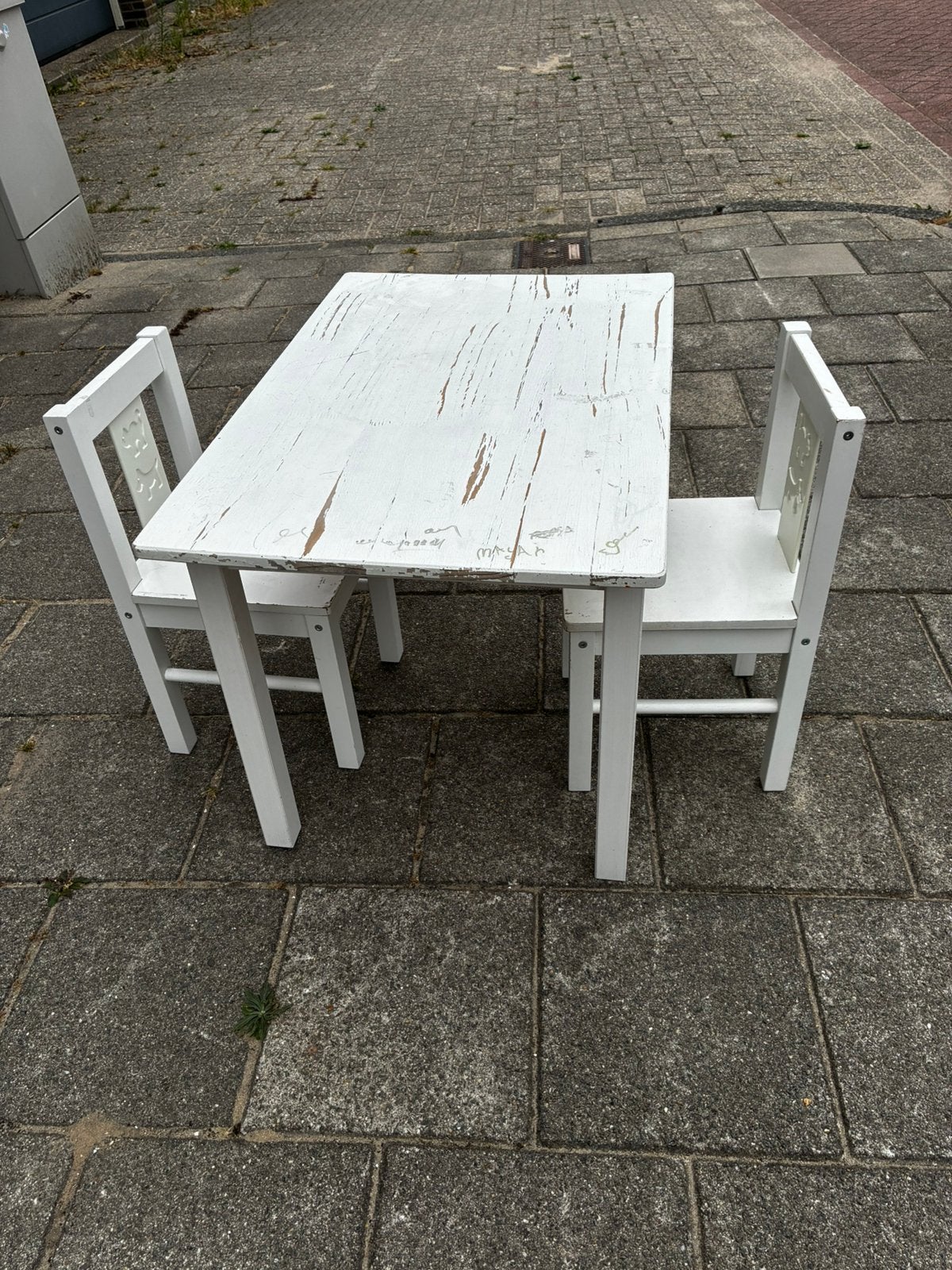 Sundvik Ikea tafel en twee Kritter stoelen, Ophalen, Gebruikt, Tafel(s) en Stoel(en)