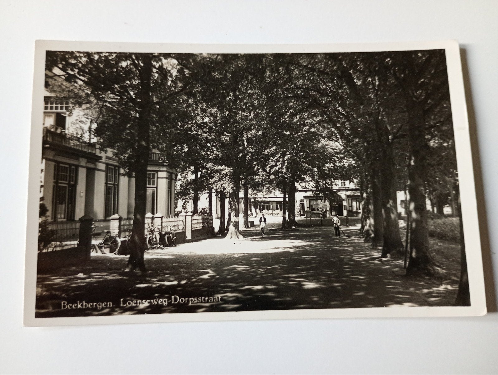 Beekbergen Loenseweg Dorpsstraat 1955, Ophalen of Verzenden, 1940 tot 1960, Gelopen, Gelderland