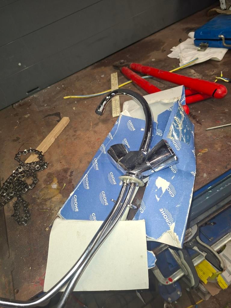 Grohe koud warm waterkraan, Ophalen of Verzenden