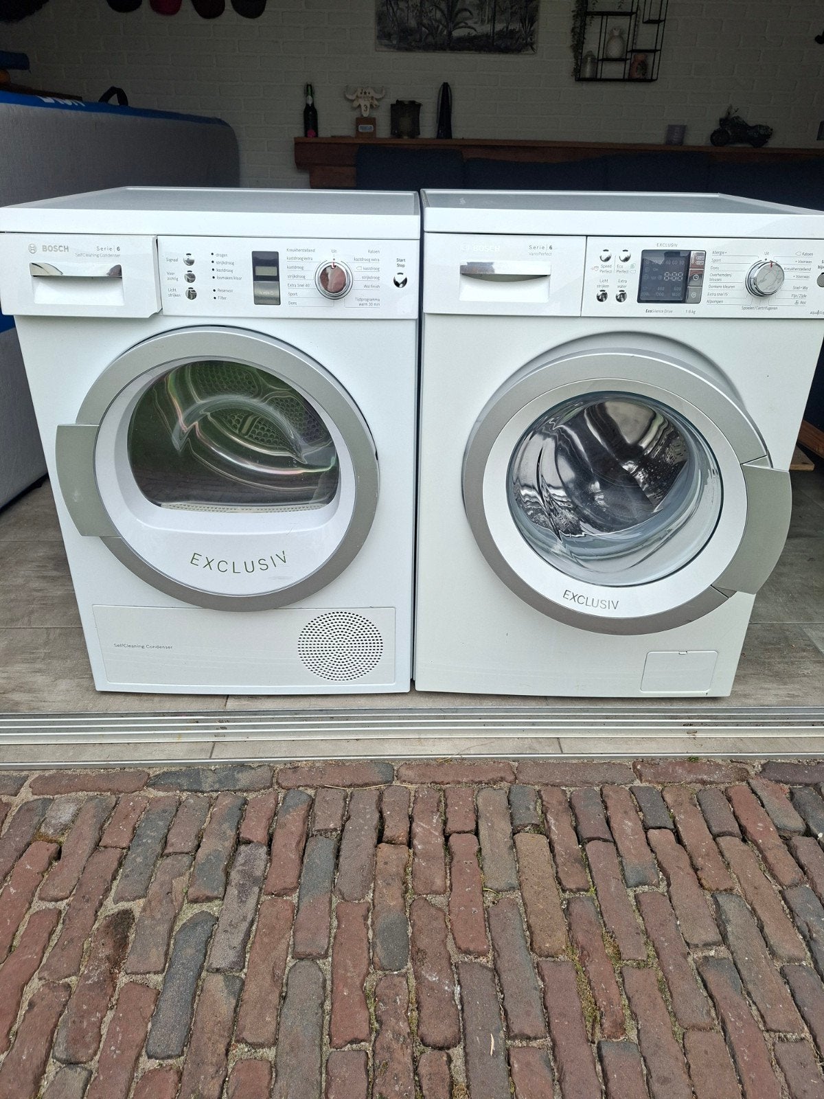 Bosch Serie 6 Wasmachine en Droger Set