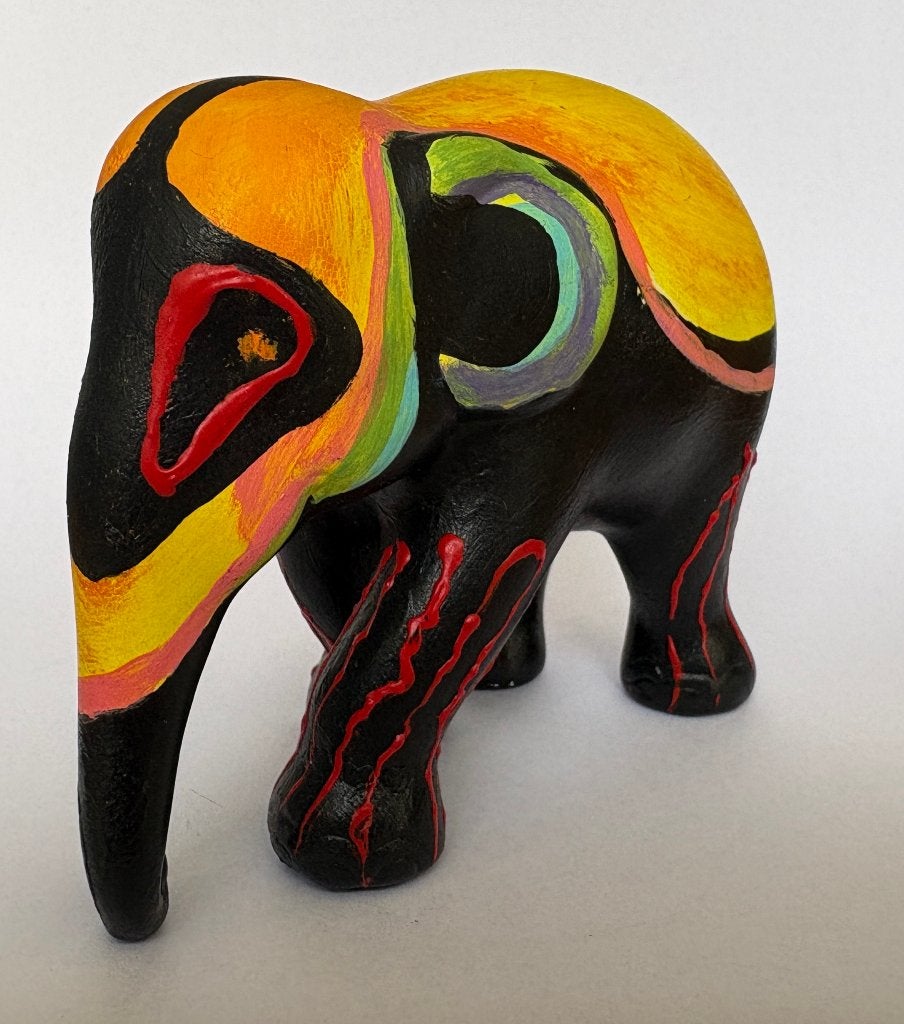 Elephant Parade 7 cm "Elephantasia" ontw. Henk Vierveijzer, Ophalen of Verzenden, Zo goed als nieuw, Overige typen