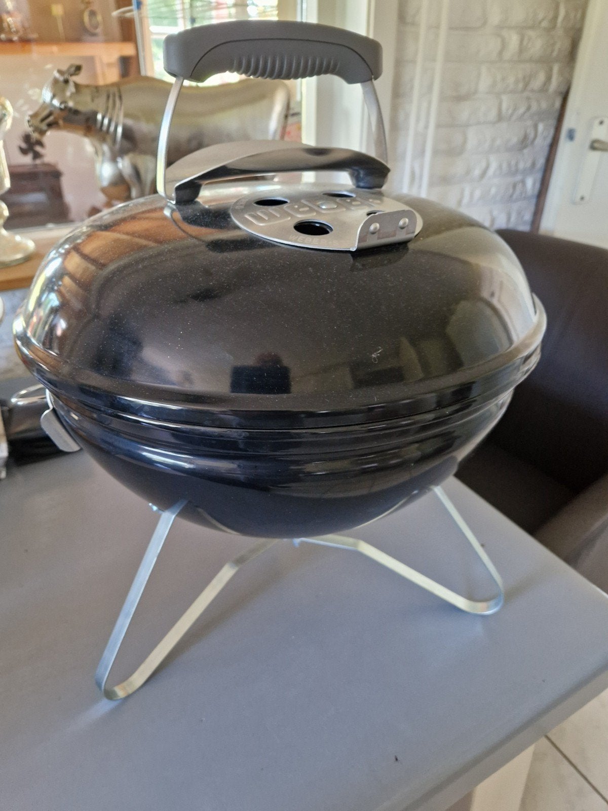 Weber Smokey Joe Premium Houtskoolbarbecue, Ophalen, Nieuw, Weber, Met accessoires