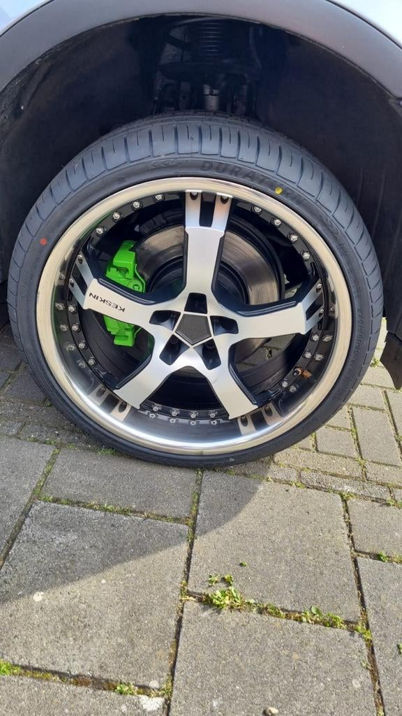 Keskin Velgen 20 inch 5x120 BMW X3 E83 met banden, Auto-onderdelen, Gebruikt, 275 mm, Banden en Velgen, Ophalen of Verzenden