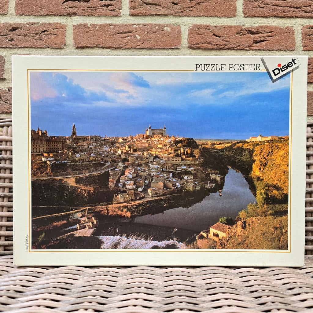 Puzzel Toledo (Spanje)- 250 stukjes onregelmatige vormen, Ophalen of Verzenden, Minder dan 500 stukjes, Zo goed als nieuw, Legpuzzel