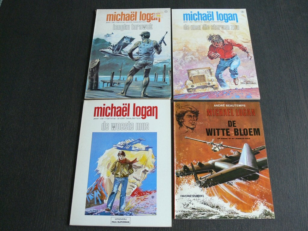 Michaël Logan - 4 delen, Boeken, Stripboeken, Meerdere stripboeken, Ophalen of Verzenden, Gelezen