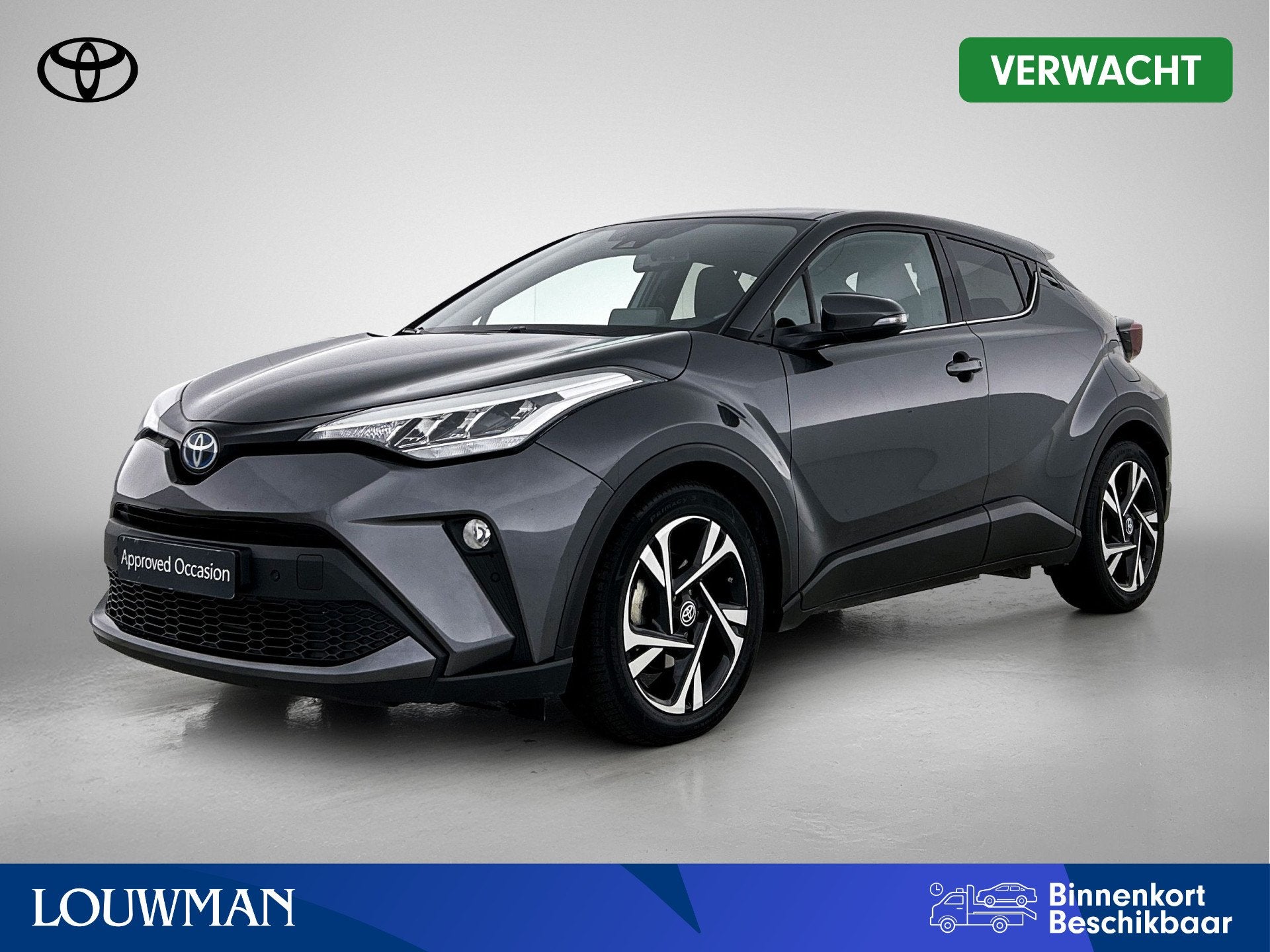 Toyota C-HR 2.0 Hybrid Dynamic | BTW voertuig | Stoelverwarm, Auto's, 12 maanden, Gebruikt, Zwart, 4 cilinders