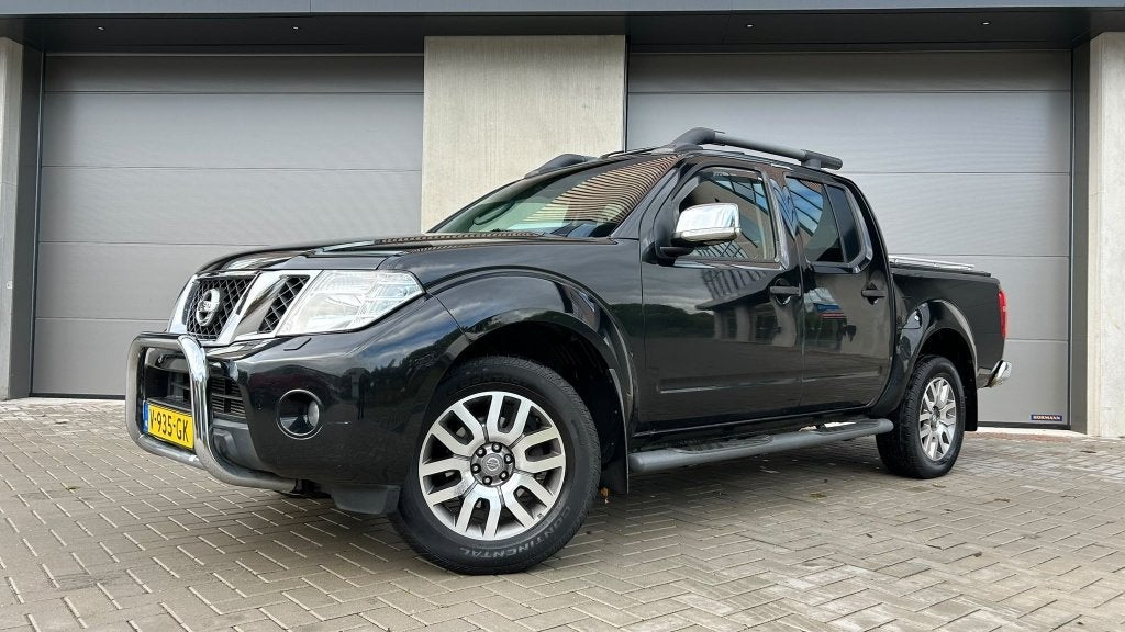 Nissan Navara 3.0 V6 Aut, Schuifdak, Dubbel Cabine, Leder, Auto's, Automaat, Euro 5, 2993 cc, Bedrijf