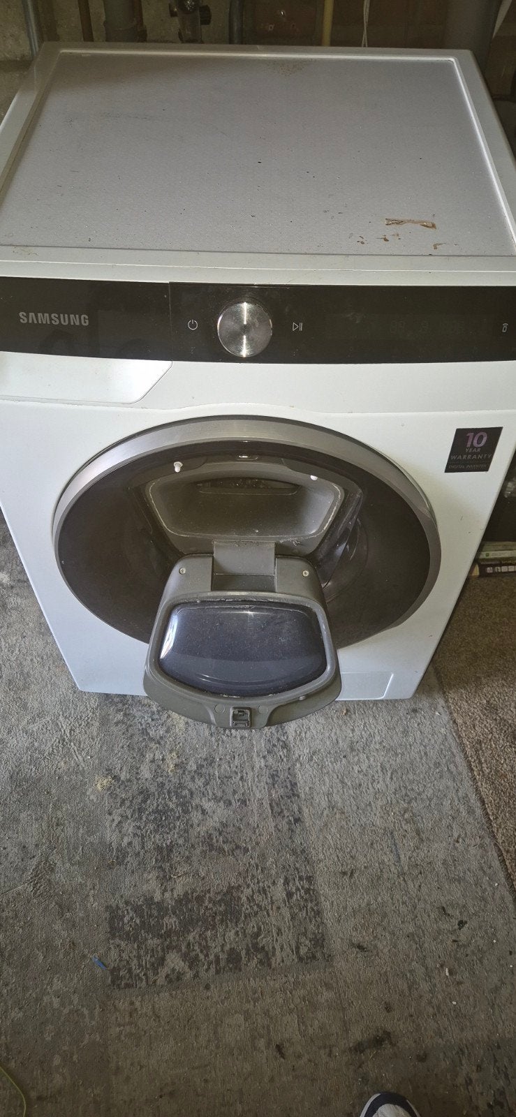 Samsung WW90T986ASE/S2 Wasmachine - Start toets defect, Witgoed en Apparatuur, 8 tot 10 kg, Ophalen, Niet werkend, Voorlader