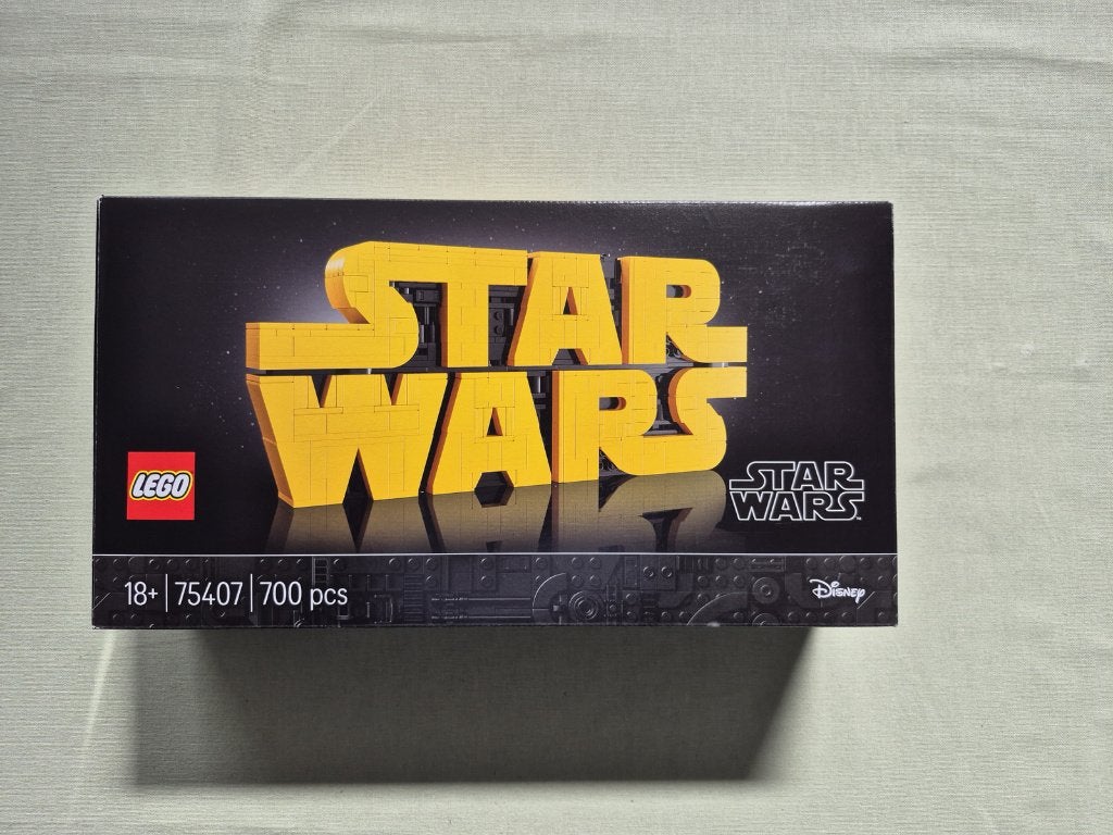 Lego set 75407 Star Wars Logo, Inclusief instructies, Gebruikt, Star Wars, Lego