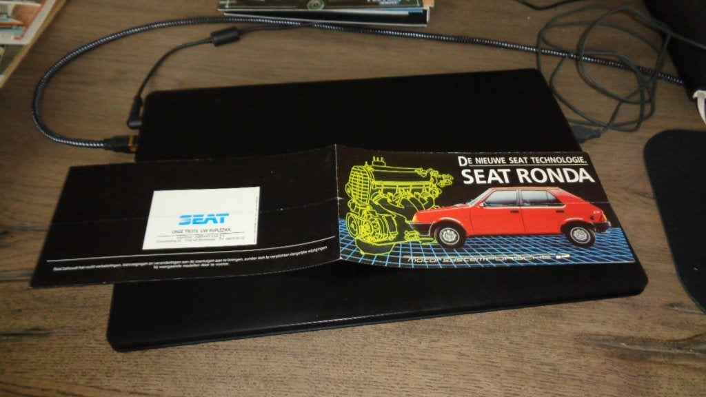 Folder SEAT RONDA    1984, Verzenden, Zo goed als nieuw, Overige merken
