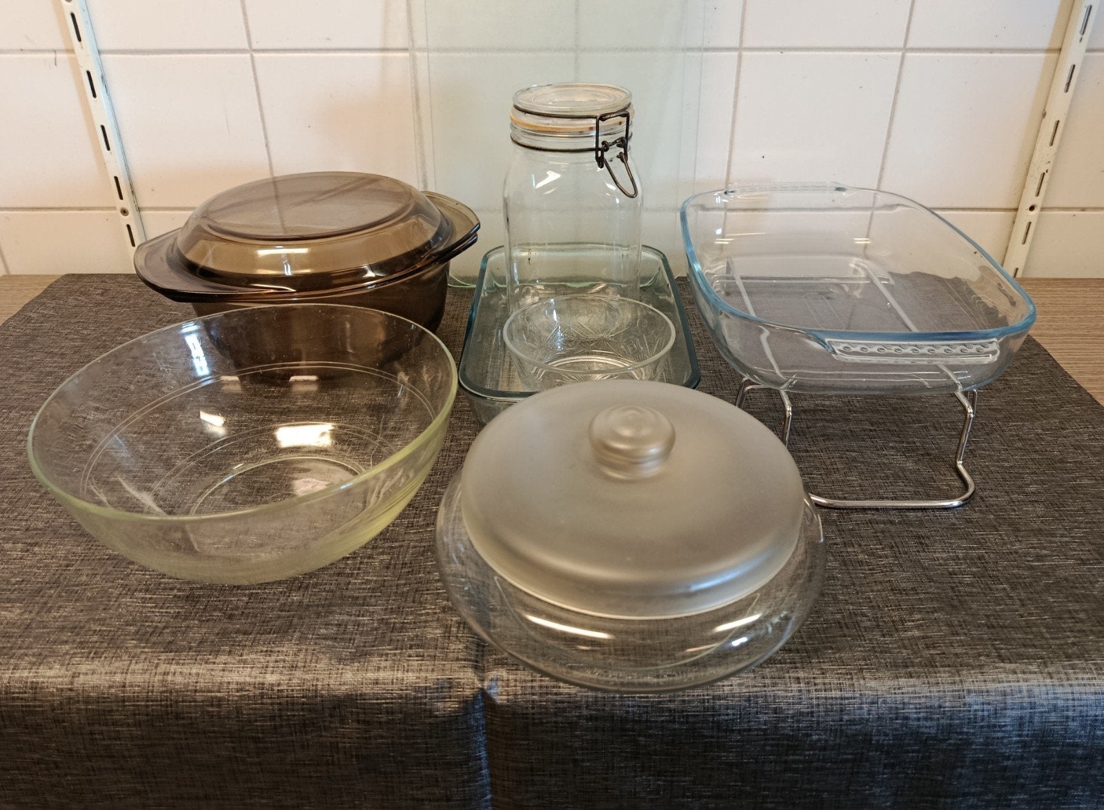 Diverse (vuurvast) glazen keukengerei, Ophalen, Meerkleurig, Overige merken, Glas